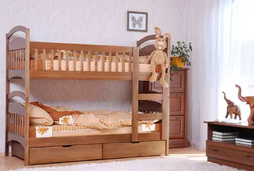 Преимущества двухъярусных детских кроватей